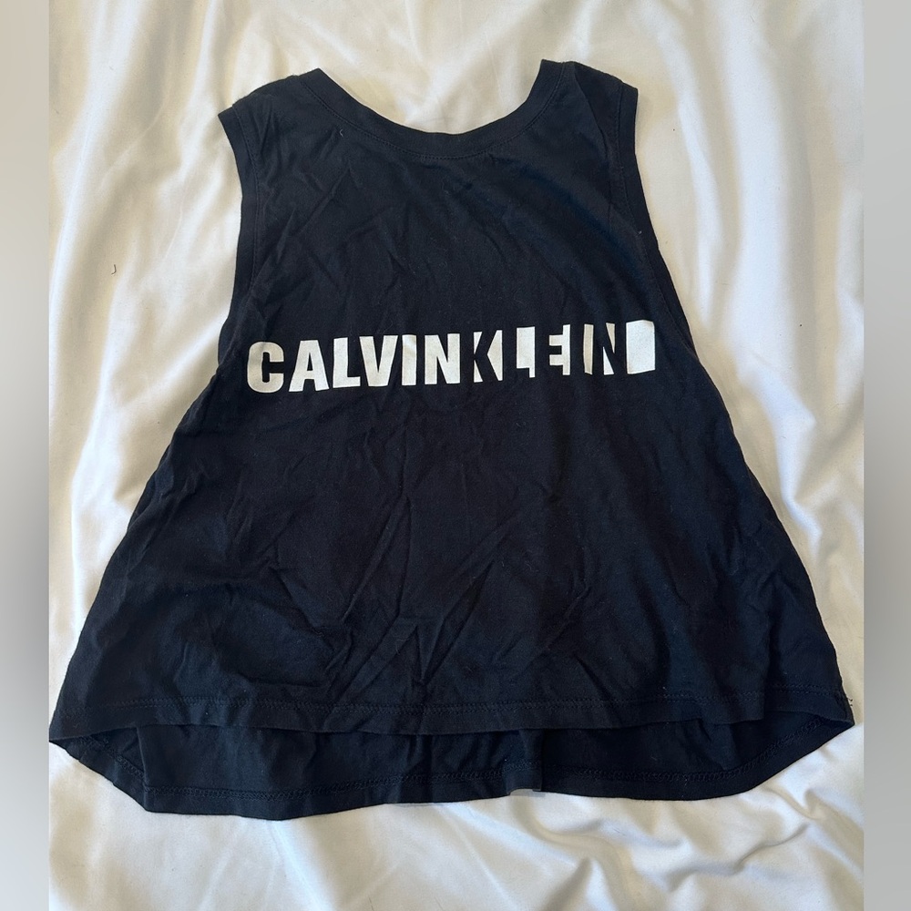 Calvin Klein Crop Top Tank - Picture 1 of 3